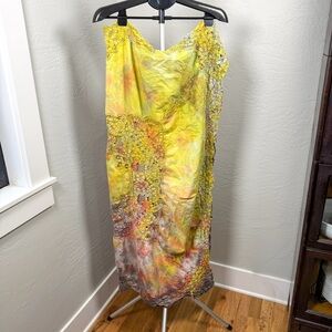 Boho Tie Dye Lace Wrap Skirt Scarf Shawl Tablecloth Wall Hanging 44x44 Inches